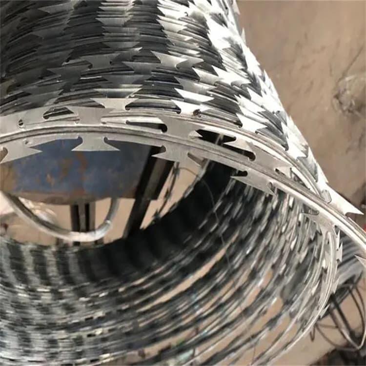 福建現(xiàn)貨高鐵刺絲滾籠廠家供應福州熱鍍鋅刀片刺繩廈門熱鍍鋅刺絲滾籠