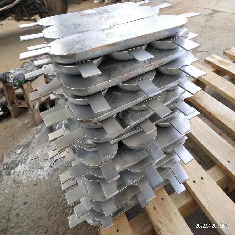 防腐鋅塊400*100*40mm防腐蝕陰極保護