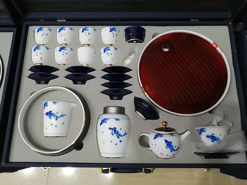 福利禮品中式陶瓷功夫茶具定制