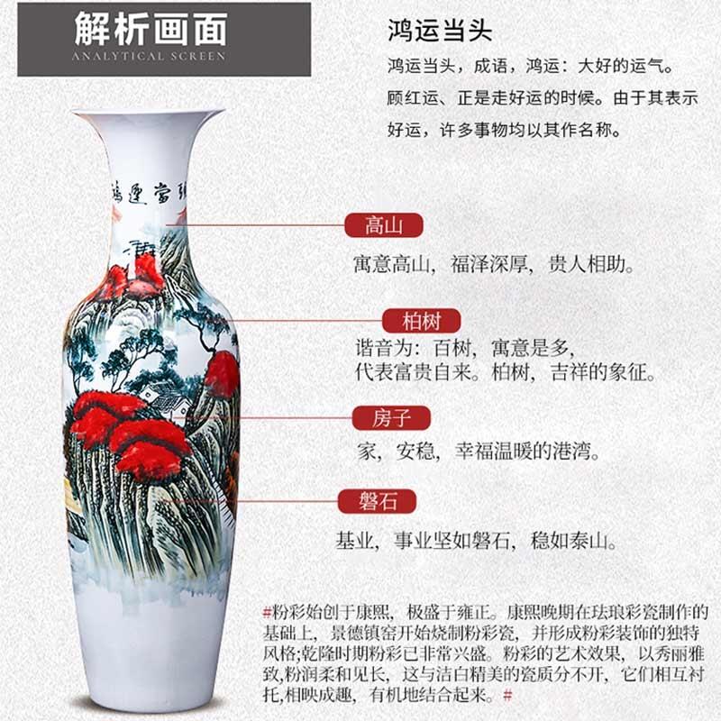 公司新址喬遷之喜送落地大花瓶禮品