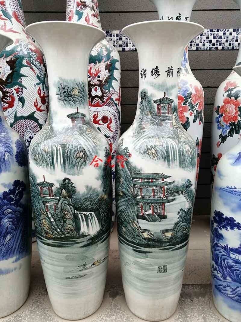開業(yè)禮品大花瓶定做 分店公司開張大吉贈(zèng)送落地大花瓶擺件