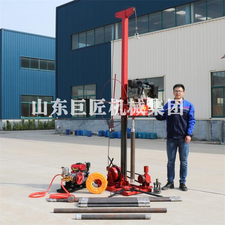 淺層小型地質(zhì)勘探鉆機 工程混泥土取芯鉆機體積小搬運方便