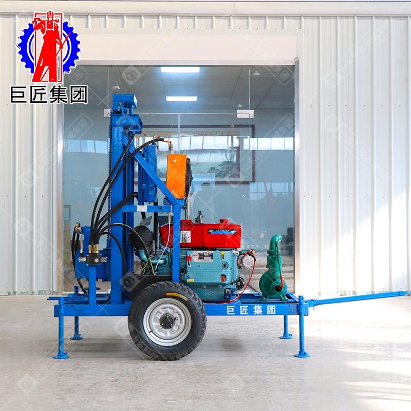 華夏巨匠SJCY型柴油機(jī)液壓電啟動(dòng)打井機(jī)