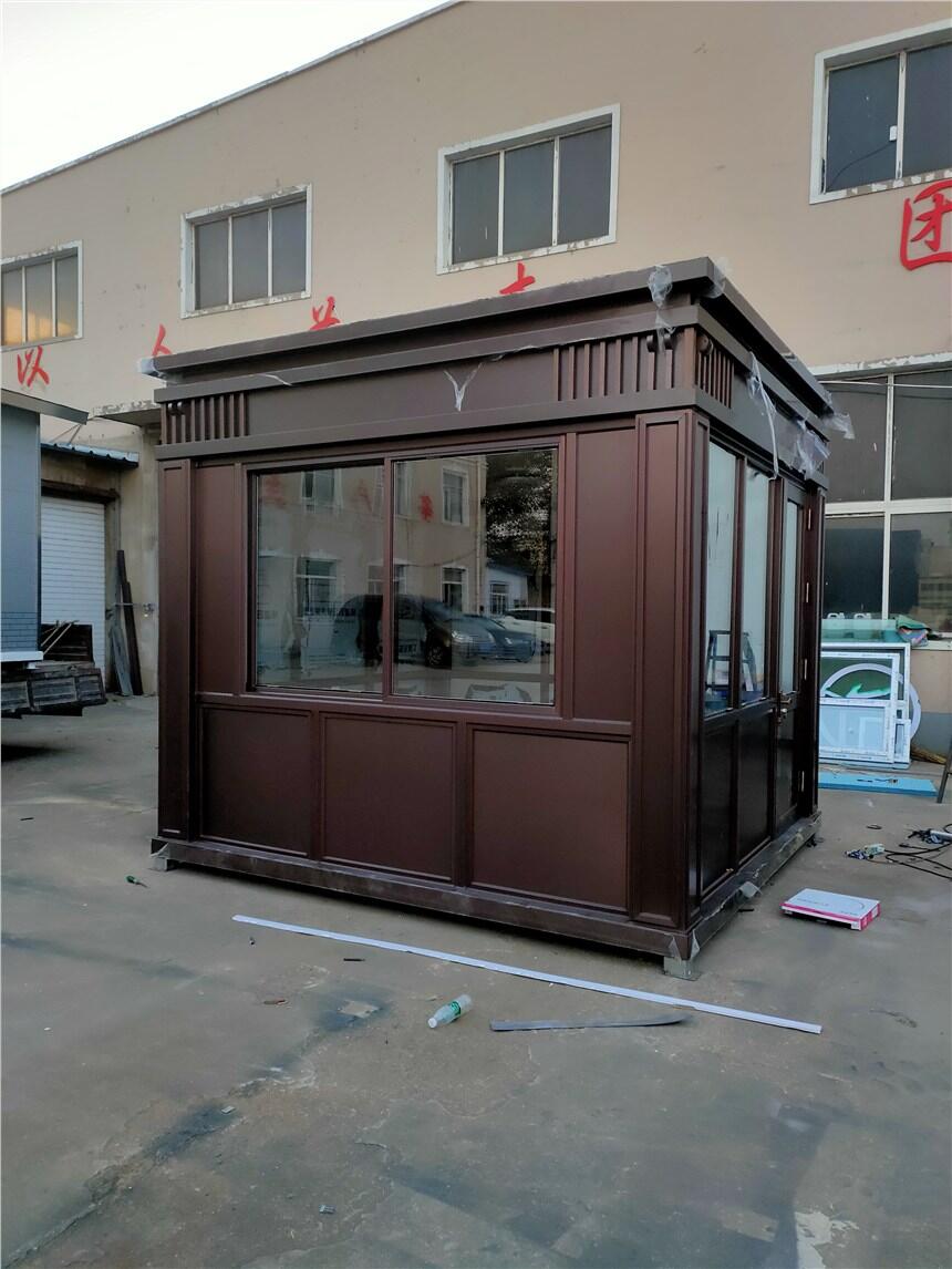 長春單位企業(yè)活動崗亭,吉林小區(qū)白鋼房,加工7天出貨