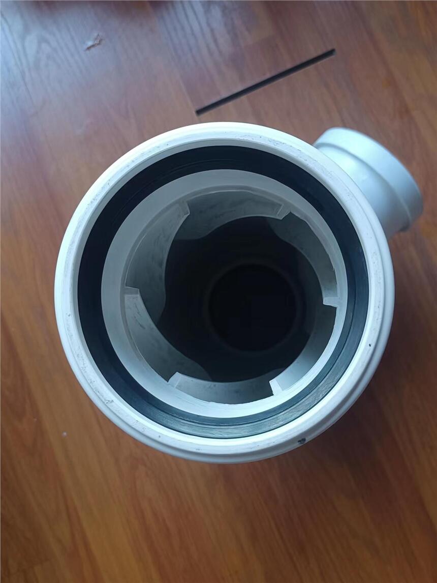 威文管道新逸牌聚乙烯HDPE壓蓋式螺旋單葉片靜音排水管、HDPE靜音同層排水