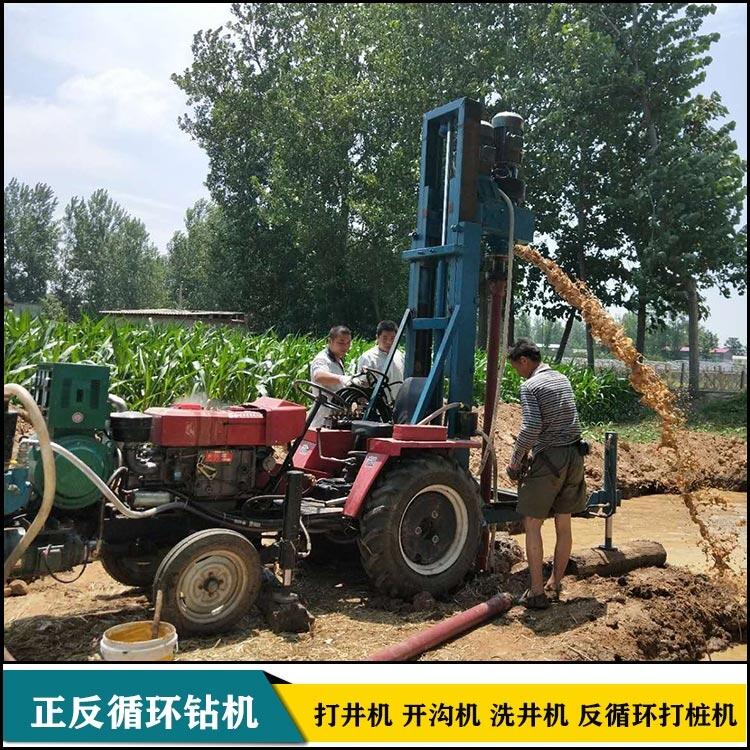 華豫3寸正循環(huán)鉆機(jī) 拖拉機(jī)改裝打井機(jī)