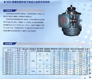 BZD51-4 13KW防爆、隔爆型錐形轉(zhuǎn)子三相異步電動(dòng)機(jī)