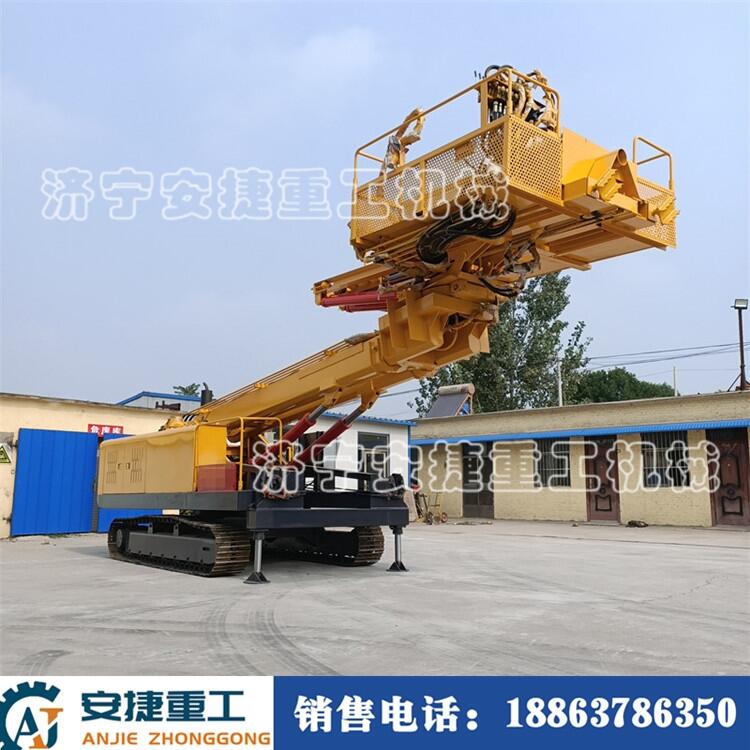 太原隧道加固用護(hù)坡打樁機(jī) 履帶式錨固鉆機(jī) 7-10米邊坡液壓打樁機(jī)