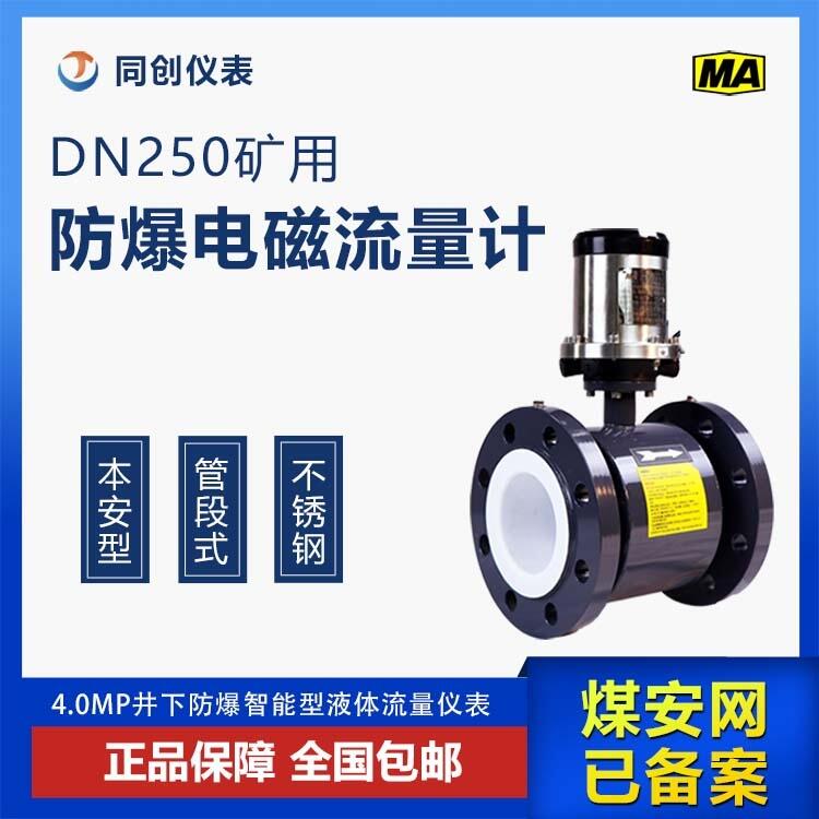 DN250電池供電礦用流量計(jì) 4.0MPa礦井防爆智能型流量?jī)x表煤安網(wǎng)備案