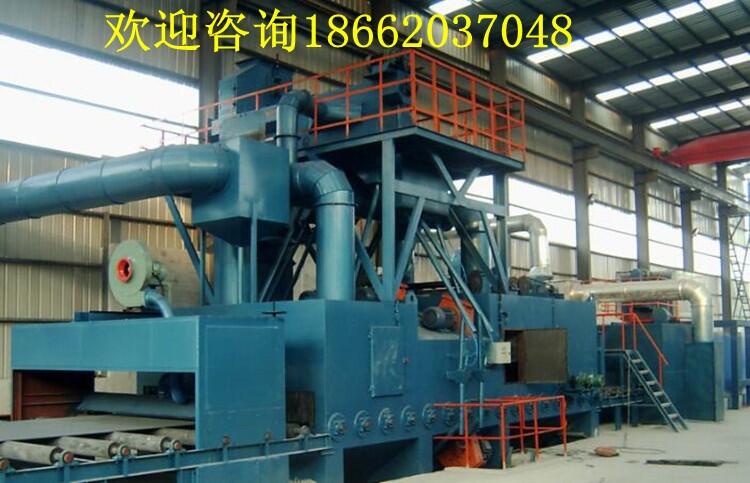 Q6910小型通過式鋼板除銹機