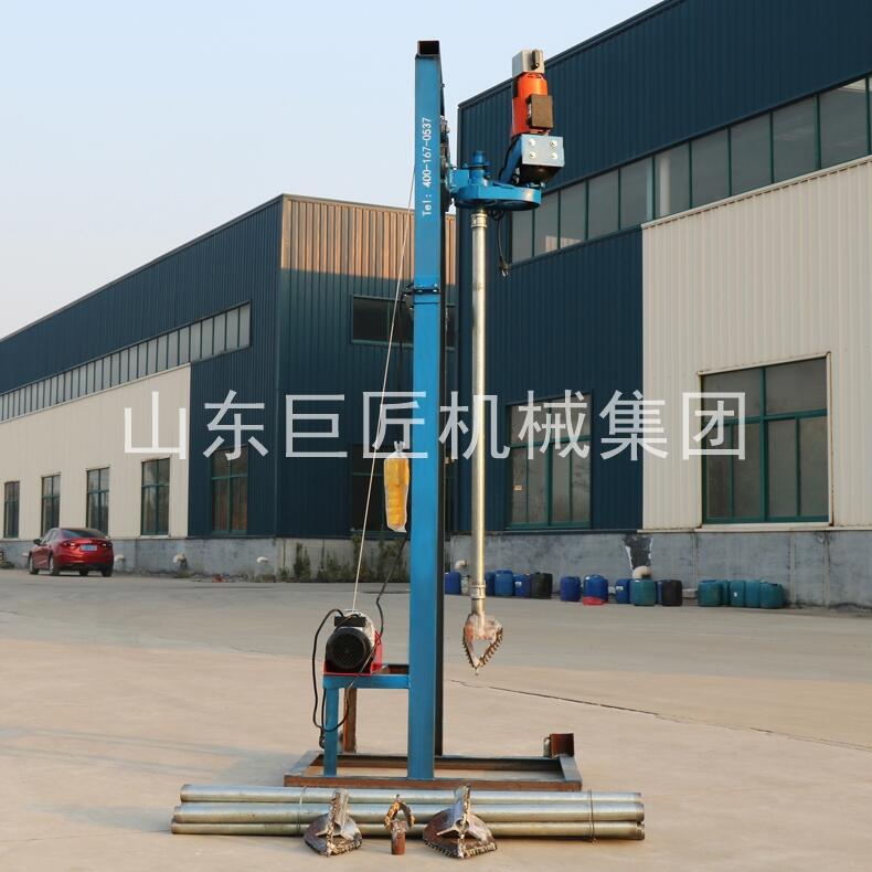 山東巨匠水井鉆機廠現(xiàn)貨小型便攜式龍門架打井機成套設(shè)備水井鉆機廠家