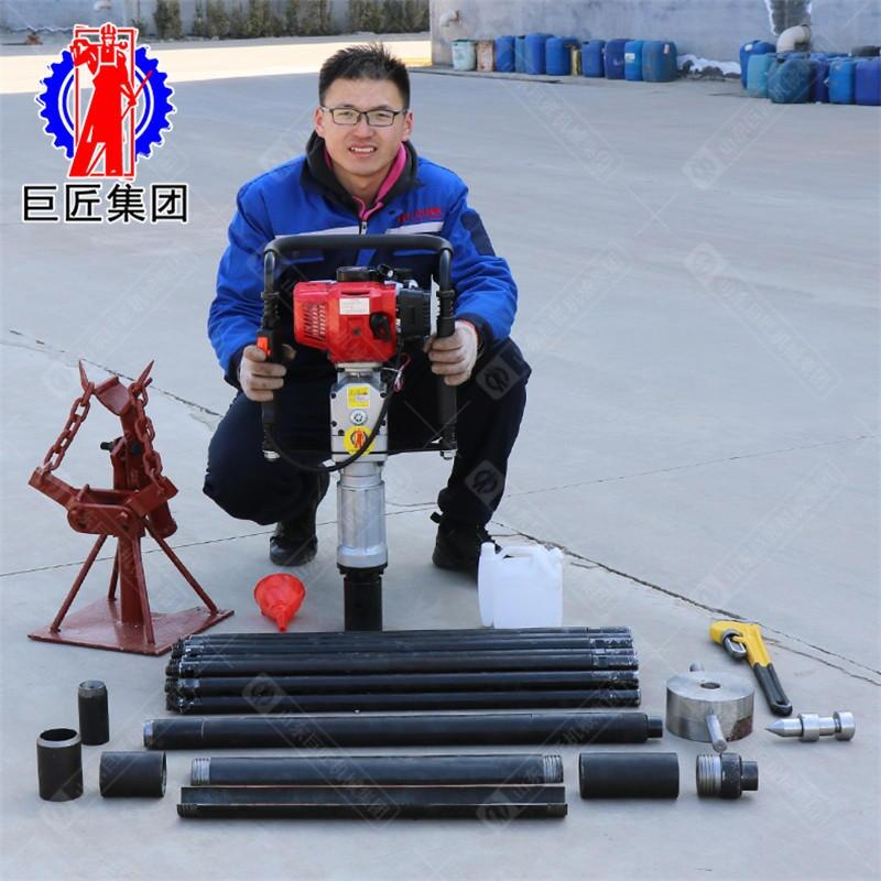 巨匠QTZ-3便攜式取土鉆機 地質勘探取樣鉆機30米取芯