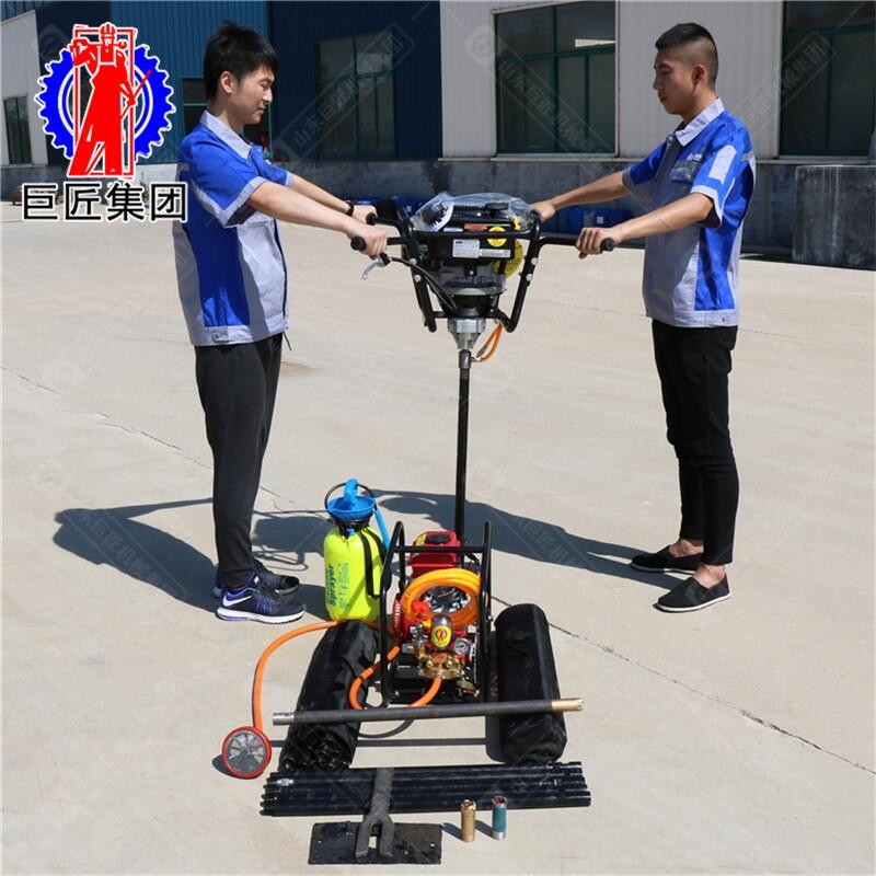 進(jìn)口動力雙人背包鉆機(jī)地質(zhì)勘探巖石取芯鉆探機(jī)可拆解好搬運