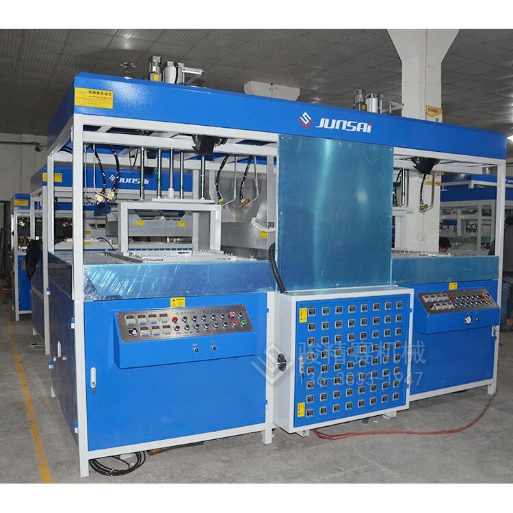 雙工位箱包成型機(jī) 厚片可定制成型設(shè)備 ABS+亞克力自動(dòng)板材式吸塑設(shè)備