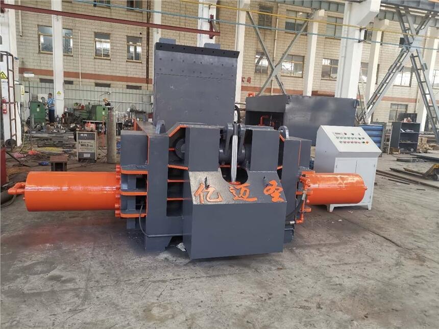 廢舊鋼刨花打包機(jī)八角打包機(jī)