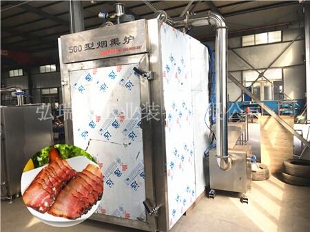 大型煙熏肉機(jī)器_煙熏臘肉設(shè)備_小型煙熏豆腐干機(jī)