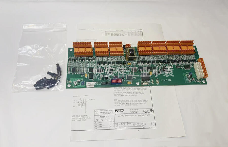 約克昆騰模擬板640C0057G01電路板640D0190H01天然氣化工螺桿離心壓縮機