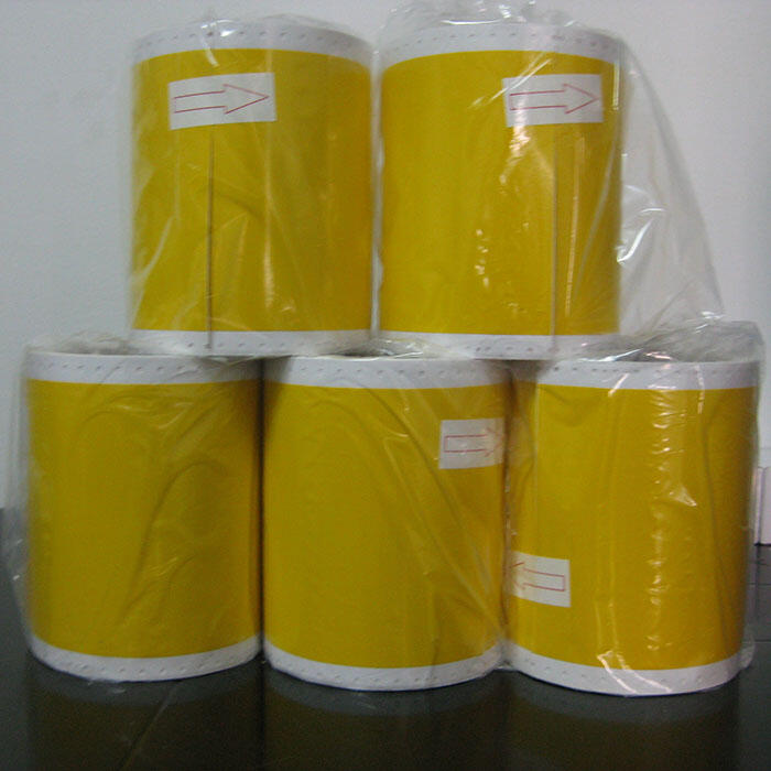 MAX美庫司彩貼機警示標(biāo)示貼紙SL-S115黃色標(biāo)簽