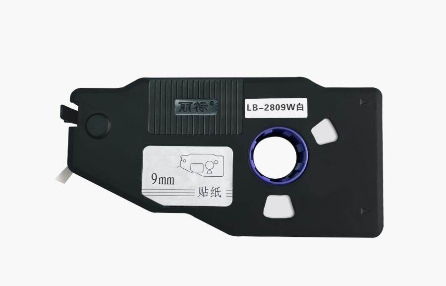 麗標(biāo)C-280T/E線號打字機(jī)原裝貼紙9mm白色LB-2809W