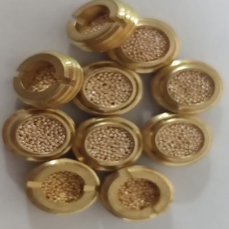 批發(fā)一字槽嵌入式銅消聲器 埋入式銅接頭消音器 銅粉末燒結(jié)過(guò)濾器 氣動(dòng)消聲器