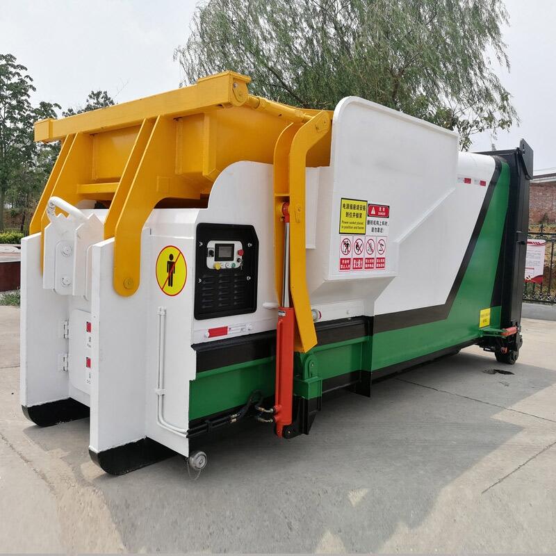 壓縮式垃圾中轉(zhuǎn)站 移動式垃圾收集壓縮設備價格