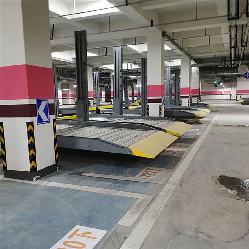 甘孜州稻城立體車庫(kù)租賃 俯仰雙層立體停車設(shè)備 萊貝停車立體車庫(kù)租賃