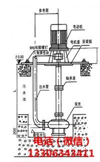 供應PSL系列雙管結構液下吸泥泵長桿式礦渣泵