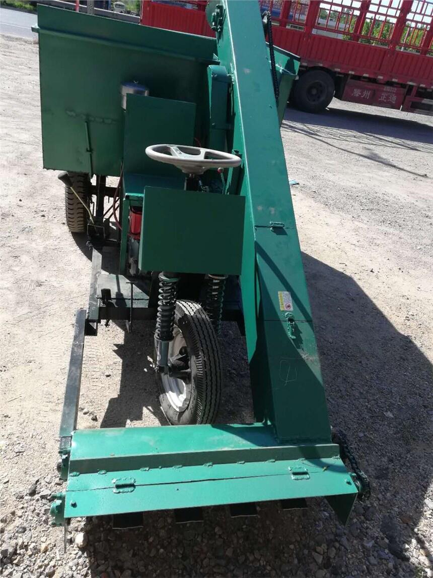 柴油自走式鏟糞車 自裝自卸的牛屎清糞機