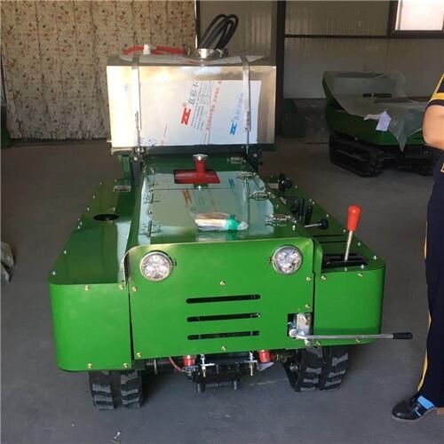 履帶式果園開溝播種機 35馬力座駕式履帶微耕機