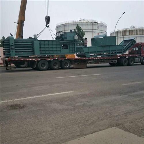 大型臥式全自動(dòng)液壓廢紙打包機(jī) 鐵屑木屑壓縮機(jī)