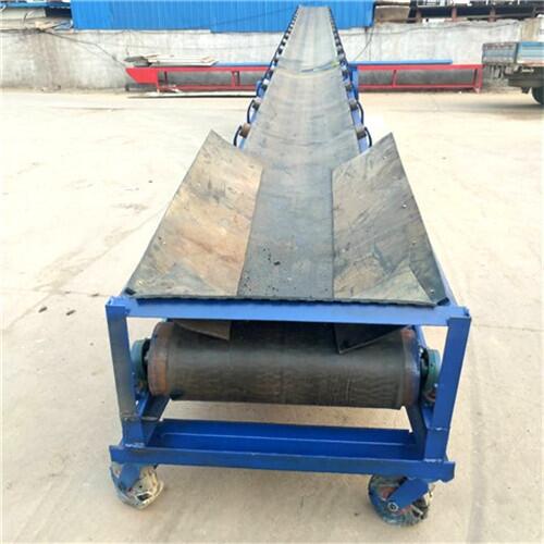 大傾角皮帶顆粒輸送機(jī) 升降帶式輸送機(jī) 電動(dòng)皮帶機(jī)