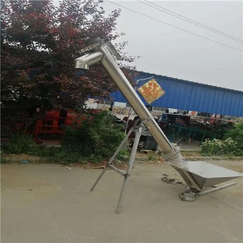 傾斜上料移動(dòng)式提升機(jī)  不銹鋼螺旋輸送機(jī)  電動(dòng)絞龍上料機(jī)