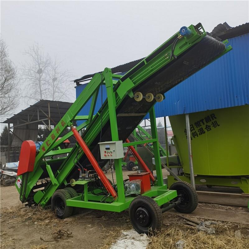移動電動液壓青貯取料機(jī) 草料裝取挖料機(jī)
