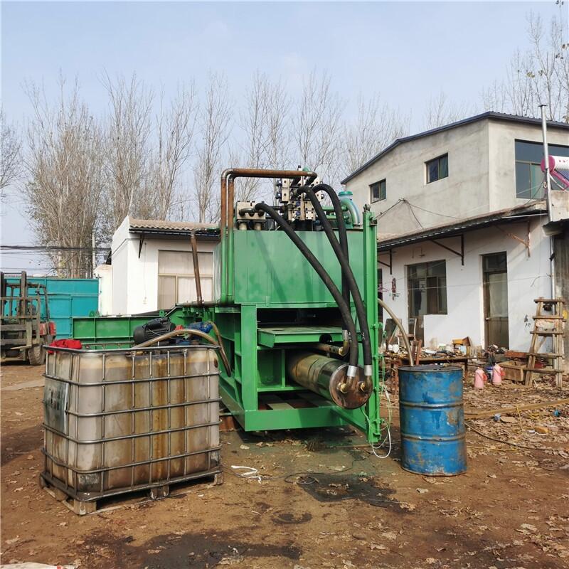 臥式液壓方捆打包機(jī)  牛羊秸稈飼料方塊套袋壓塊機(jī)