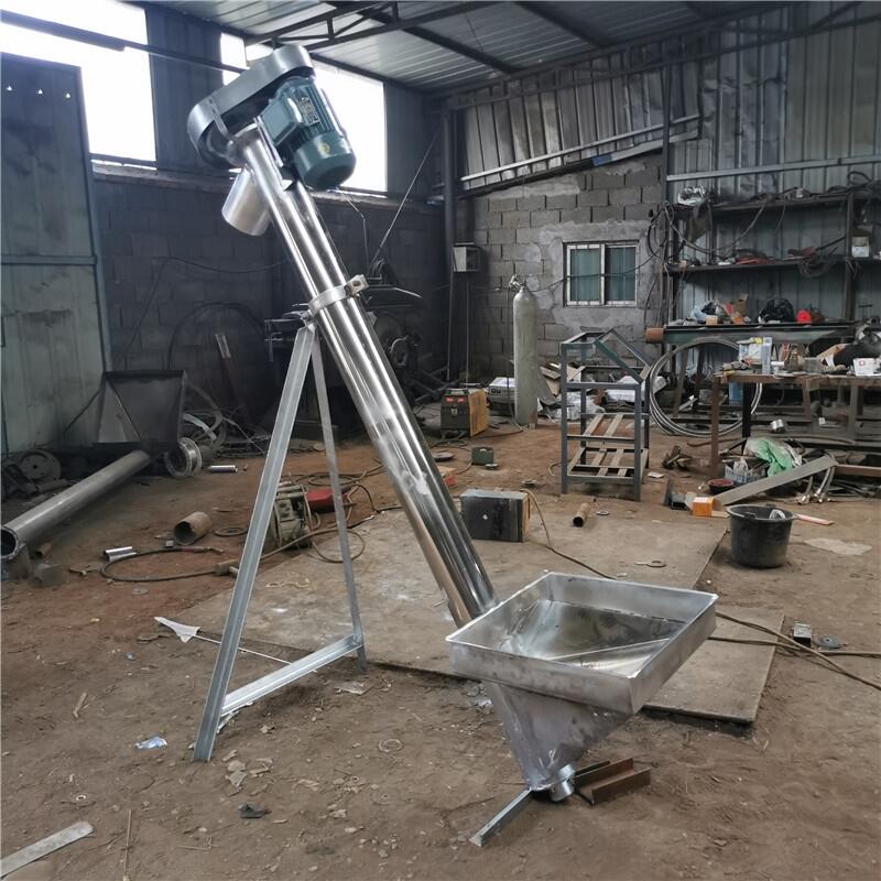 無縫鋼管傾斜上料提升機(jī) 電動(dòng)管式螺旋輸送機(jī)