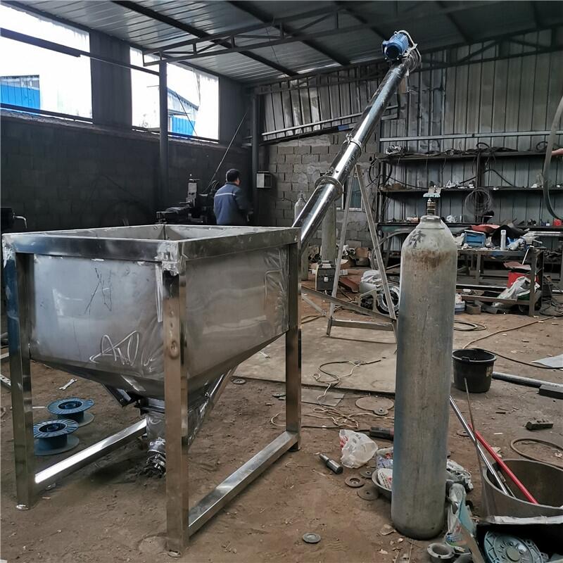 電動裝粉料螺旋上料機(jī) 不銹鋼管螺旋輸送機(jī)