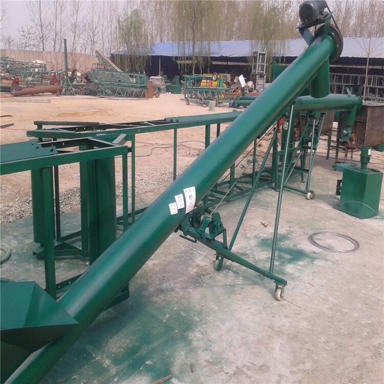 濟南加工優(yōu)質(zhì)耐高溫螺旋輸送機 傾斜式hi螺旋上料機六九重工
