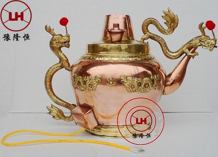 大銅壺廠家   龍嘴大銅壺加厚款，質(zhì)量有保，防止干燒