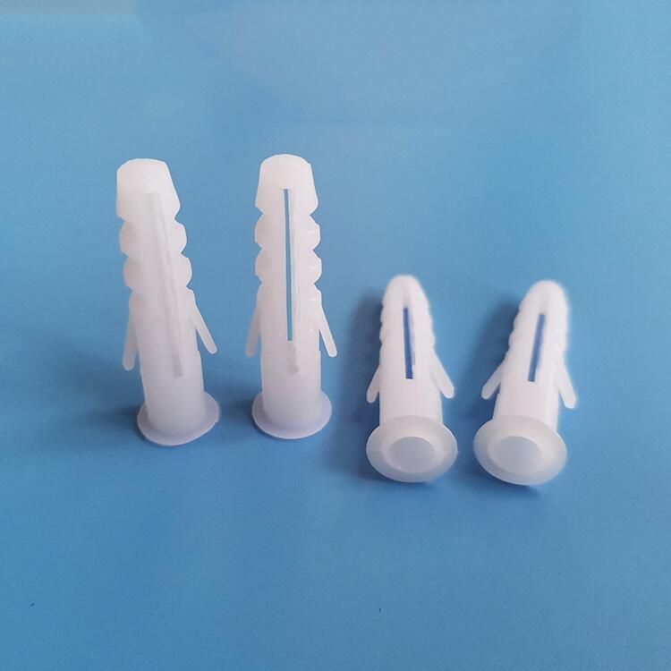 龍三廠家供應(yīng)8號(hào)壁虎魚型膨脹管M5螺絲膨脹膠粒帶護(hù)邊膠塞