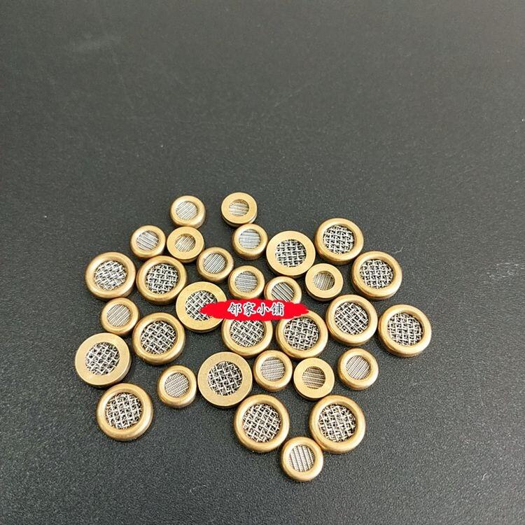 現(xiàn)貨挖掘機(jī)推土機(jī)配件自減壓閥銅包邊過濾片 輸油泵濾網(wǎng)