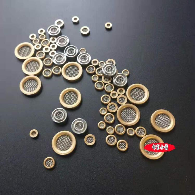 廠家定制挖掘機(jī)自減壓閥不銹鋼濾網(wǎng) 包邊異型濾網(wǎng) 紐扣濾網(wǎng)