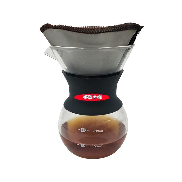 304不銹鋼精細手沖咖啡濾網(wǎng)免濾紙錐形濾網(wǎng)家用濾茶濾咖啡