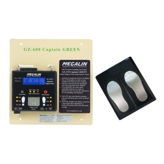 Megalin GZ-600-T-U 防衛(wèi)式數(shù)顯靜電防治門禁測(cè)試器