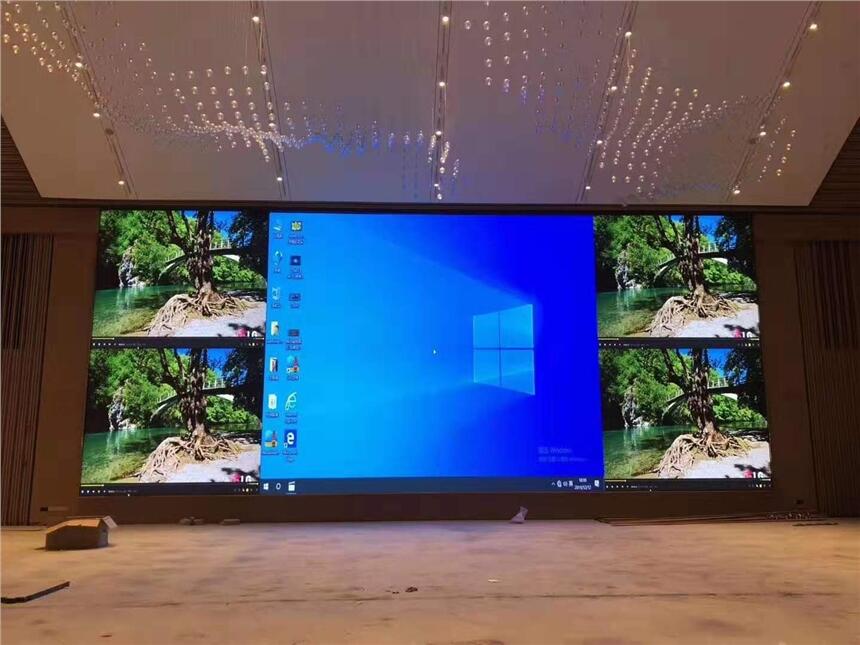 多功能展廳無縫拼接小間距全彩大屏P1.875一平方含稅單價