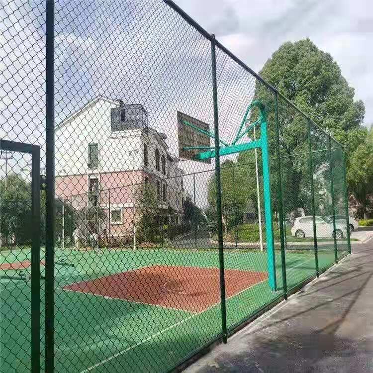 菏澤示范區(qū)體育防護網 籃球場圍網 浸塑圍欄網
