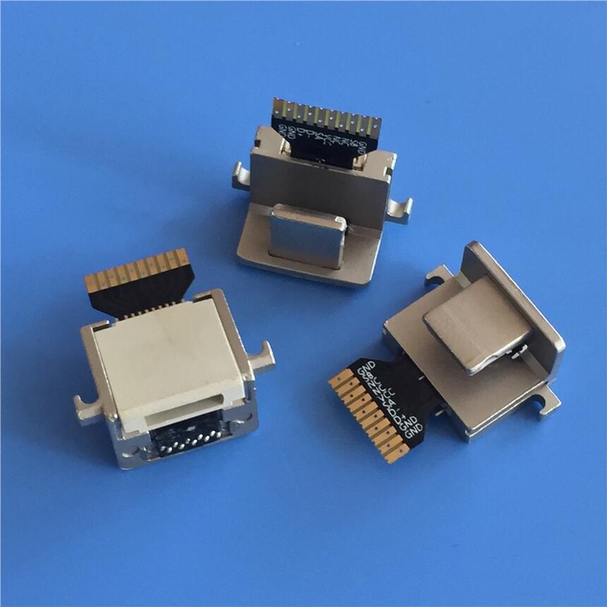 蘋果無線充電背夾插頭 公頭+母座 公母一體二合一 10P帶音頻無線充公頭