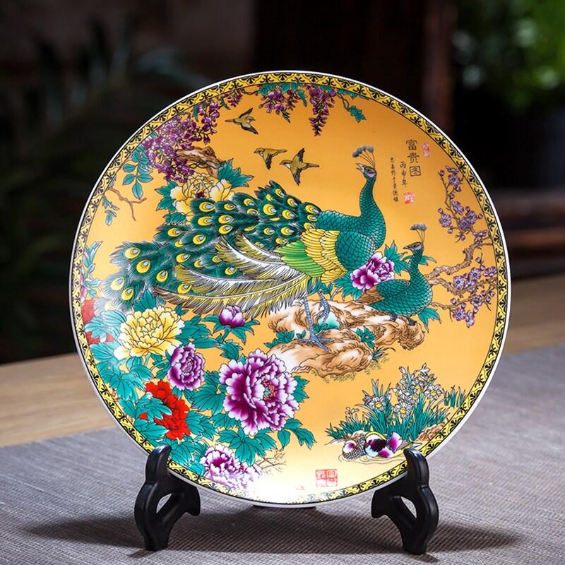 定制餐廳背景墻掛盤 陶瓷工藝品 裝飾
