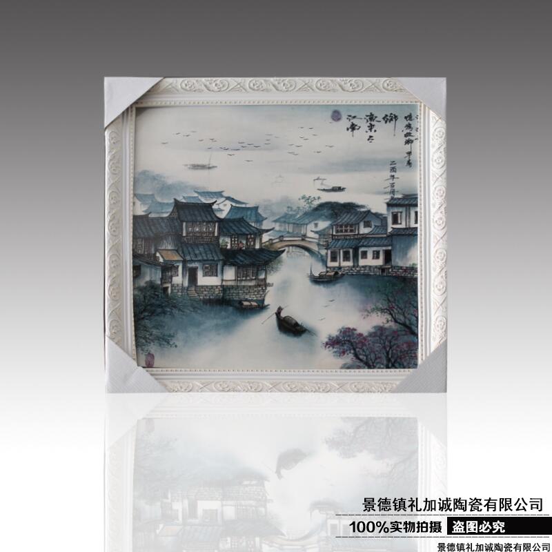 中式餐廳裝飾畫景德鎮(zhèn)陶瓷廠家