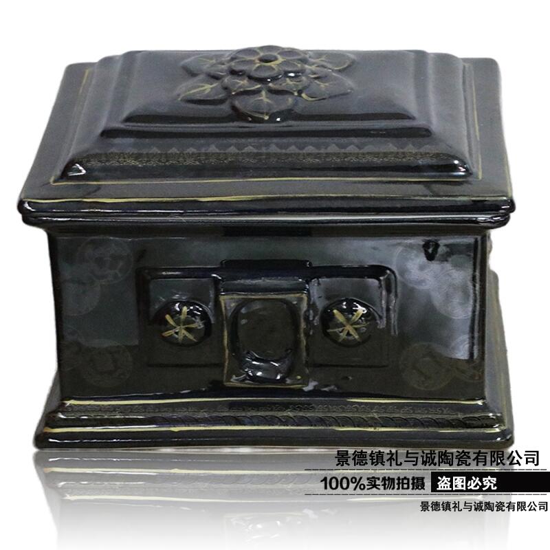 景德鎮(zhèn)瓷器大號(hào)陶瓷骨灰罐