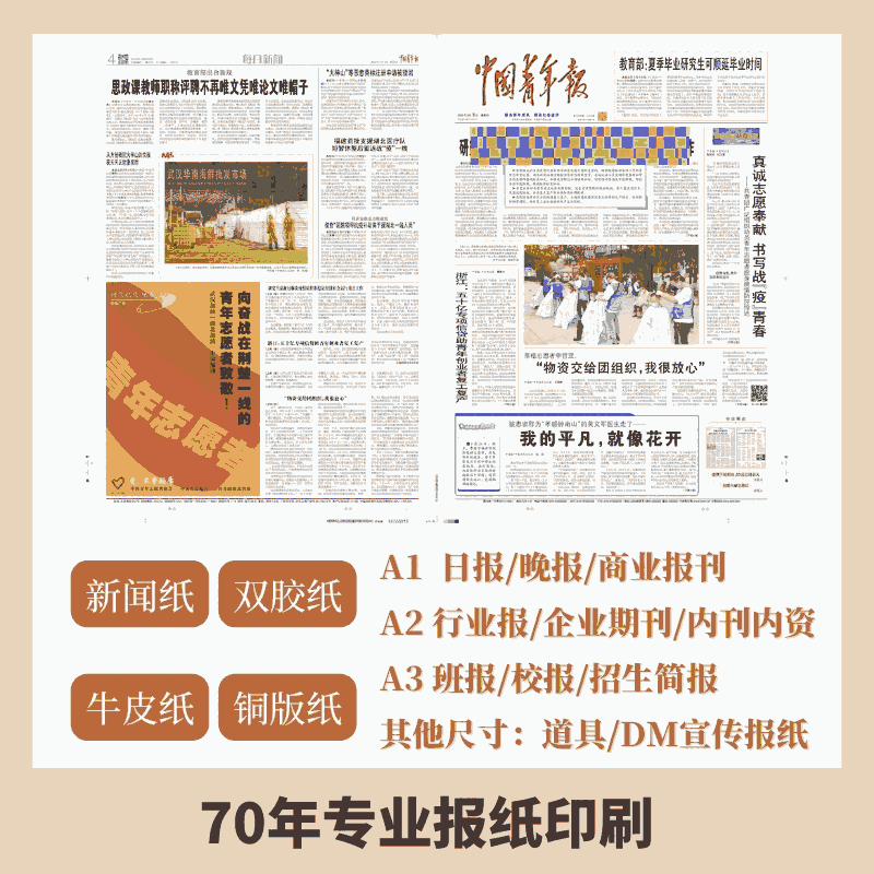 印刷高校報紙